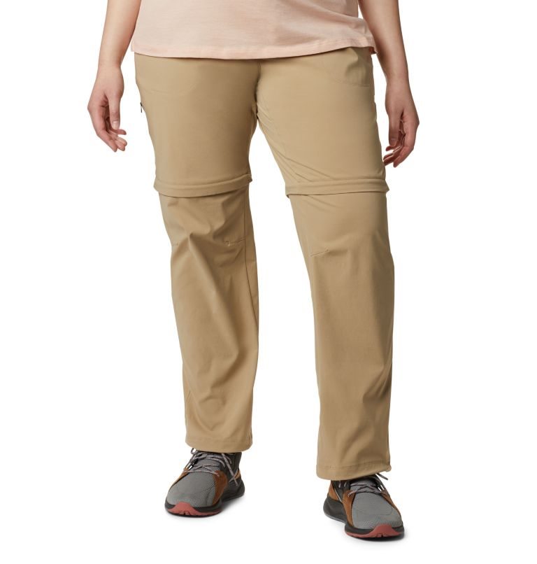 Women\'s Columbia Saturday Trail II Convertible Pants Khaki | Plus Size CA-W65C3